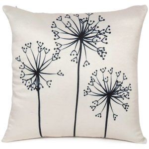 Oussum Home Decor Comfortable Digital Dandelion Flower Print Cushion Pillow Case